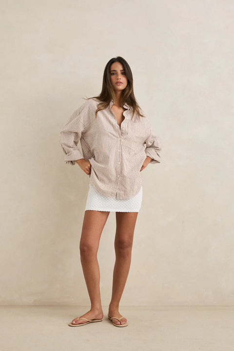 VALLEY STRIPE oversized shirt