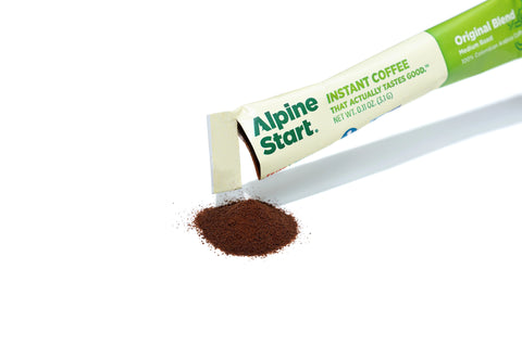 ALPINE START medium roast instant coffee 8-pack