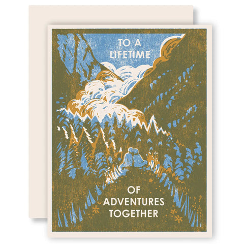 LIFETIME OF ADVENTURES card