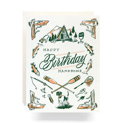 OUTDOORSMAN BIRTHDAY card