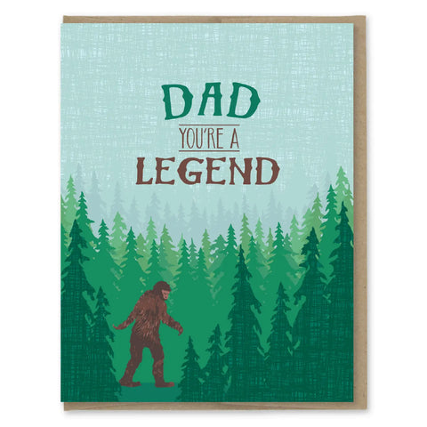 SASQUATCH DAD LEGEND card