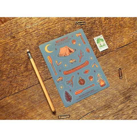 EXPLORE sticker sheet