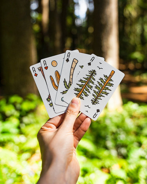 WILD playing cards