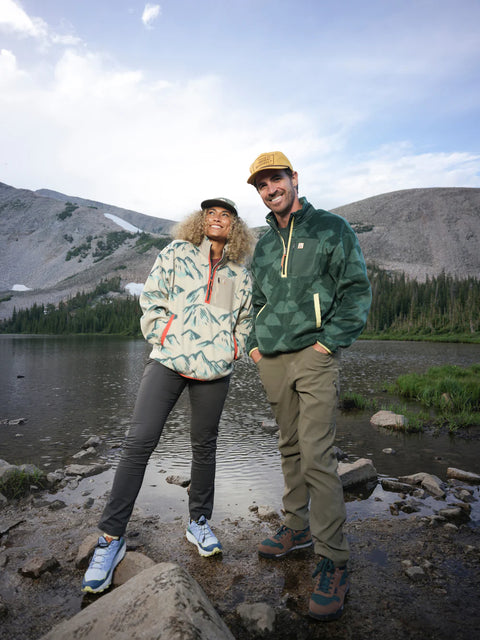 PONDEROSA PINE half-zip fleece