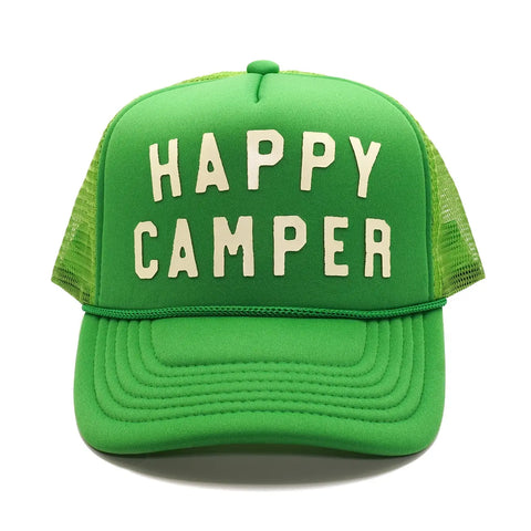 HAPPY CAMPER trucker hat