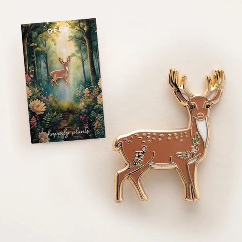 DEER enamel pin