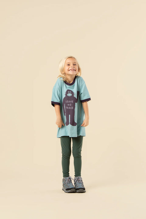 LEAVE NO TRACE kids ringer tee