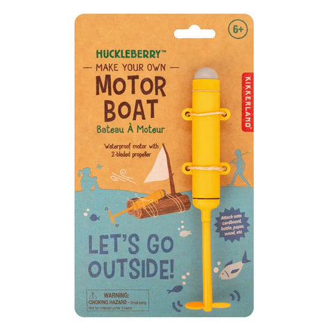 HUCKLEBERRY KIDS DIY MOTOR BOAT kit