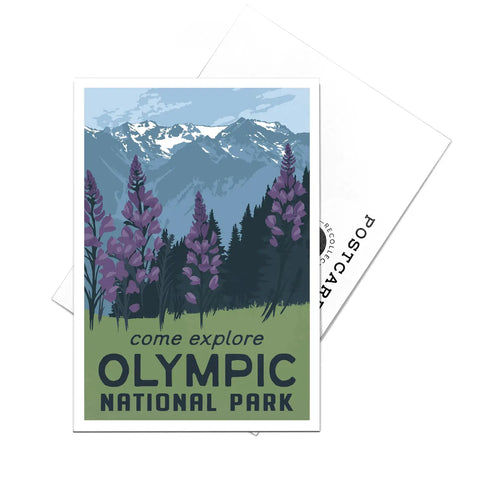OLYMPIC NATIONAL PARK postcard