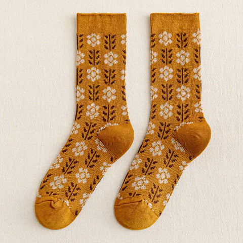 RETRO GARDEN sock