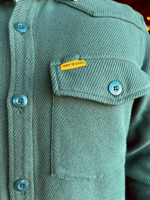 ONLOOKER men’s twill shacket