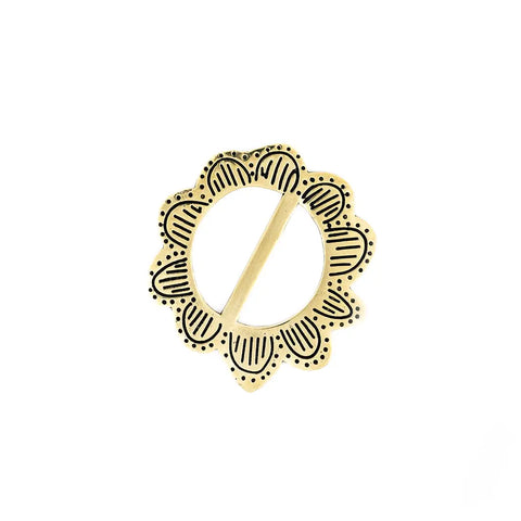 MONICA brass bandana slide