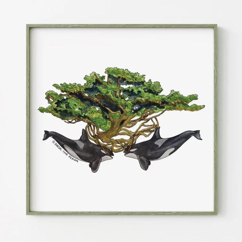 ORCA TREE OF LIFE print