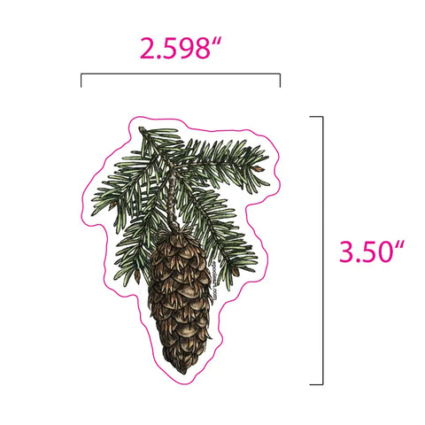 DOUGLAS-FIR vinyl sticker