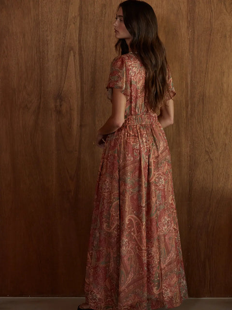 PACIFIC SUNSET maxi dress
