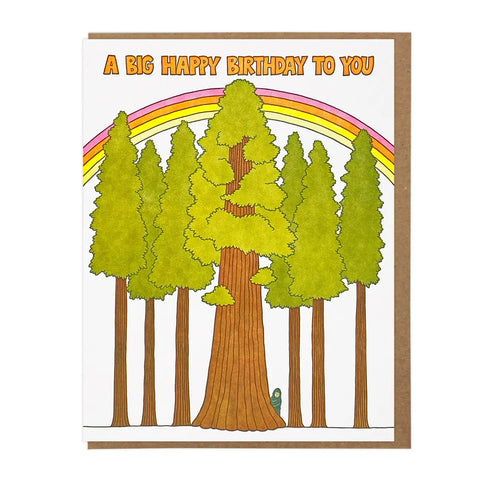BIG HAPPY BIRTHDAY bigfoot card