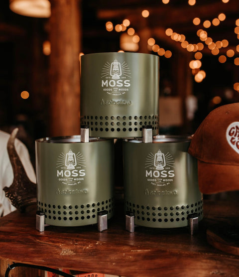 LOOP RENTAL: moss x solo stove tabletop fire pit