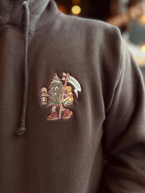 MOSS MASCOT embroidered hoodie