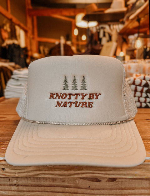 KNOTTY BY NATURE trucker hat