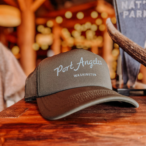 PORT ANGELES trucker hat