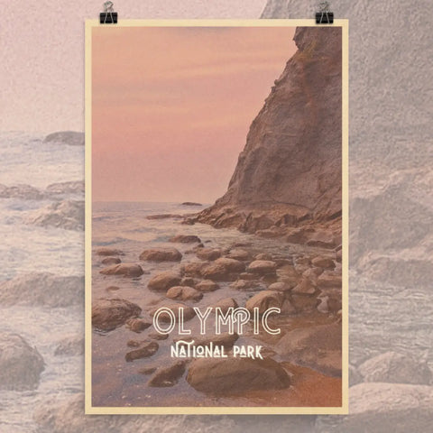 ONP SUNSET vintage poster