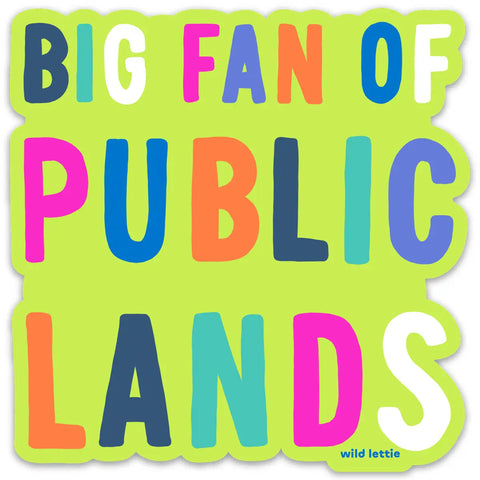 BIG FAN sticker