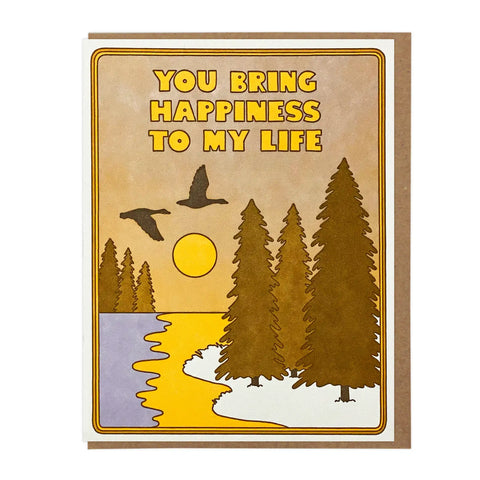 YOU BRING HAPPINESS card