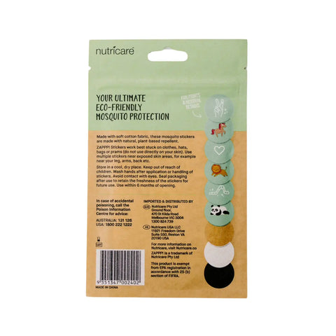 ZAPPP! mosquito stickers