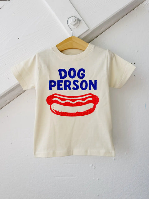 DOG PERSON kids shirt