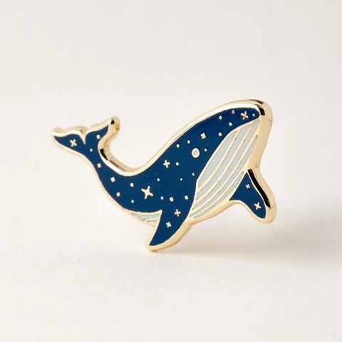 BLUE WHALE enamel pin