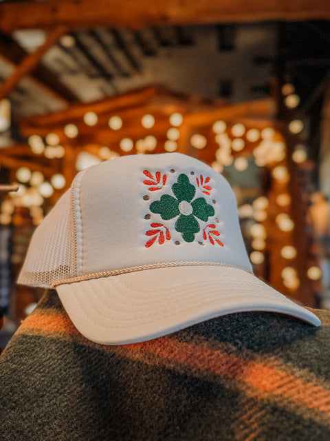 FEELIN’ FESTIVE trucker hat