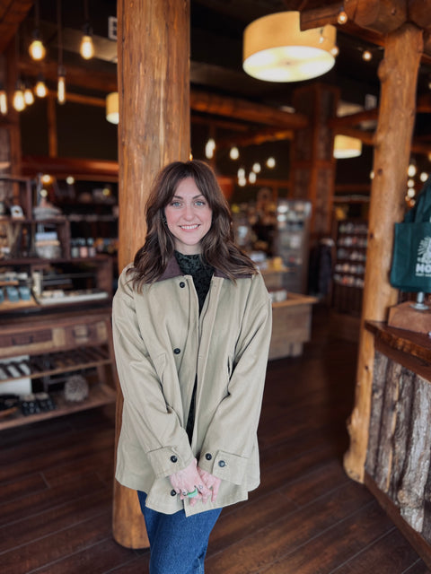 FERN HOLLOW corduroy utility jacket