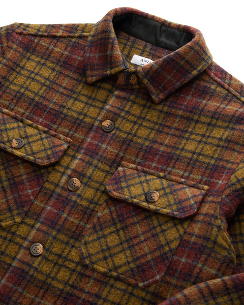 FIELD men’s plaid shacket