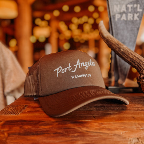 PORT ANGELES trucker hat