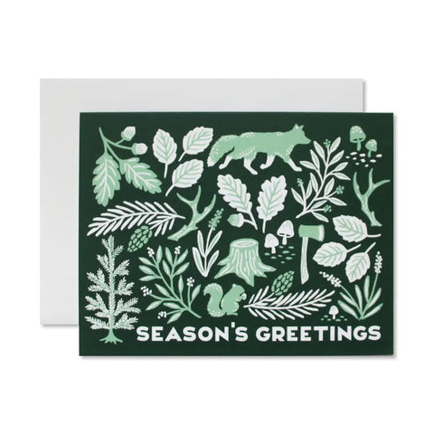 WOODLAND HOLIDAY card