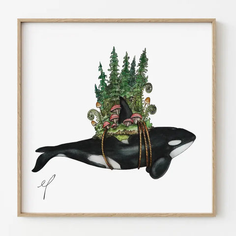 ORCA FOREST print