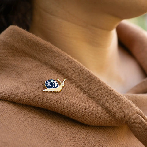 SNAIL enamel pin