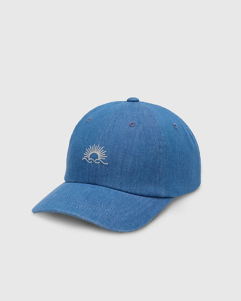DENIM PEAK embroidered hat