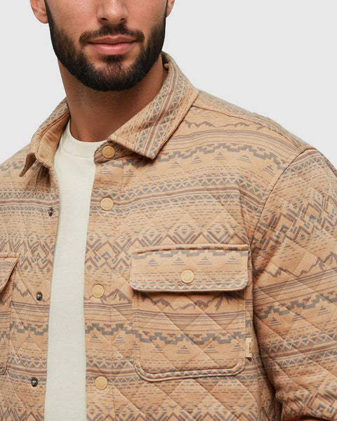 COLVILLE quilted shacket
