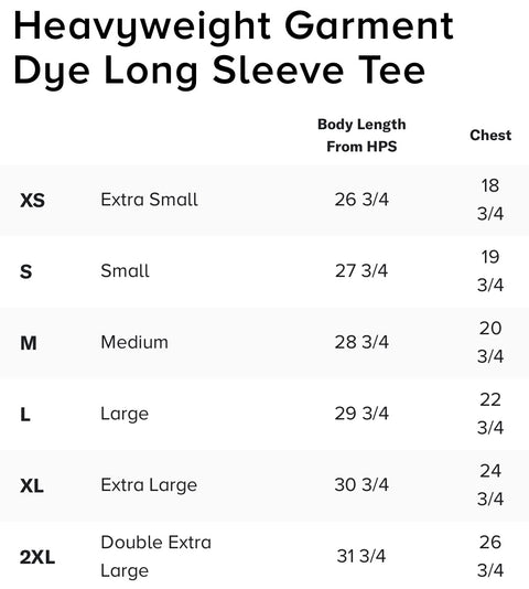 PORT ANGELES heavyweight long-sleeve tee