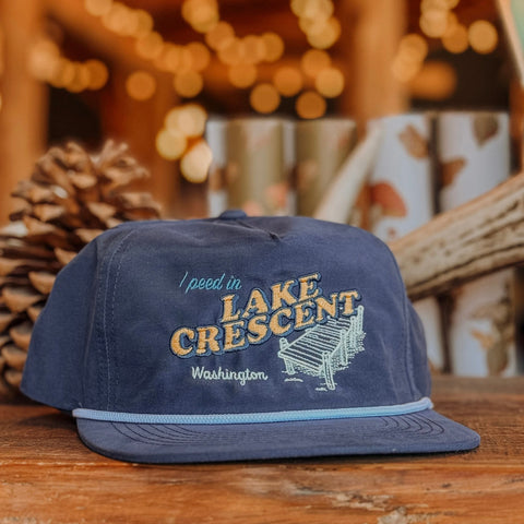 I PEED IN LAKE CRESCENT hat