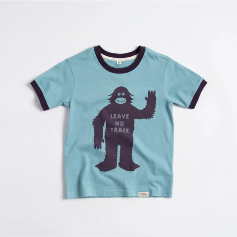 LEAVE NO TRACE kids ringer tee