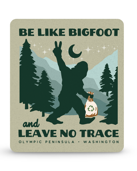 BE LIKE BIGFOOT sticker
