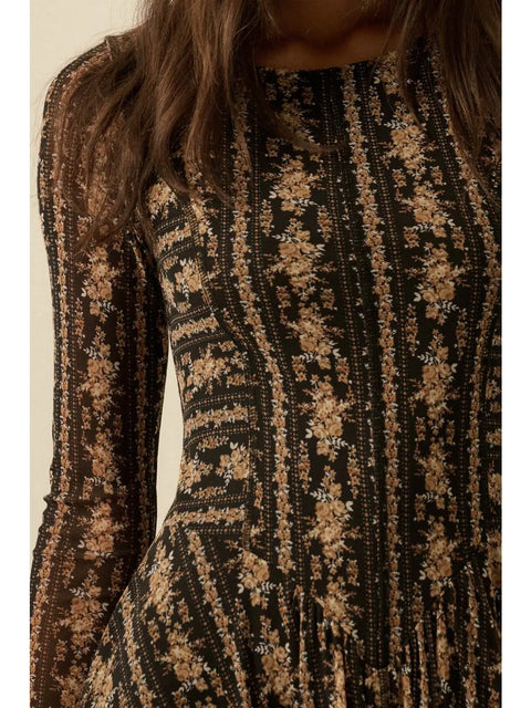 BEYOND TWILIGHT midi dress