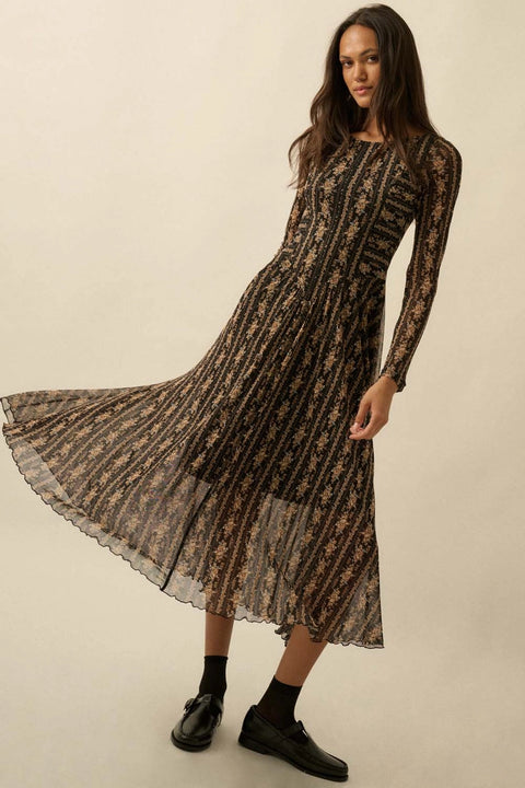 BEYOND TWILIGHT midi dress