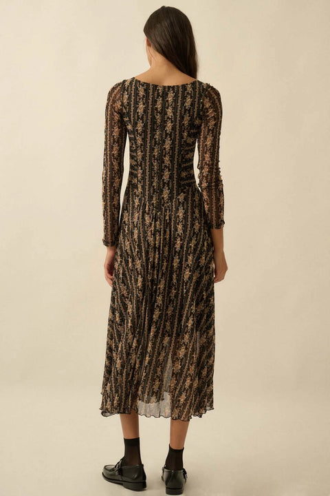 BEYOND TWILIGHT midi dress