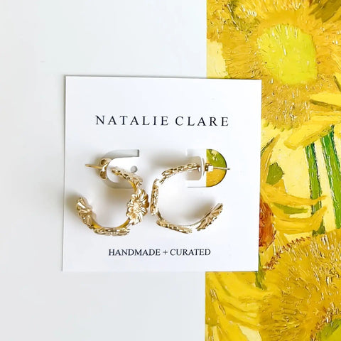 DAISY BABY hoop earrings