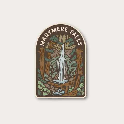 MARYMERE FALLS sticker