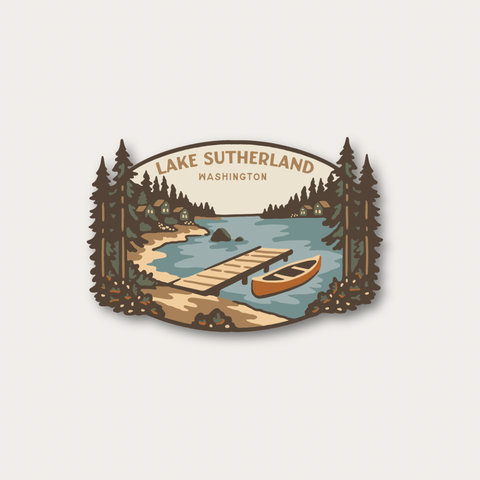 LAKE SUTHERLAND sticker