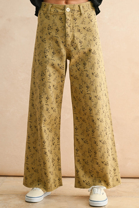 INTO THE SUN floral pants